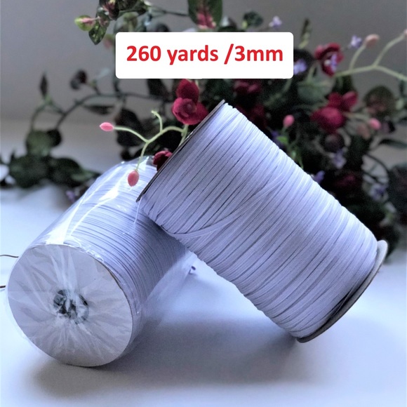 Last one!! 260 Yards 1/8” 3mm DIY Braided Elastic - Picture 7 of 8